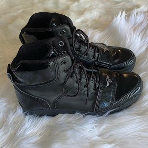 Creative Recreation women’s black combat boots 7